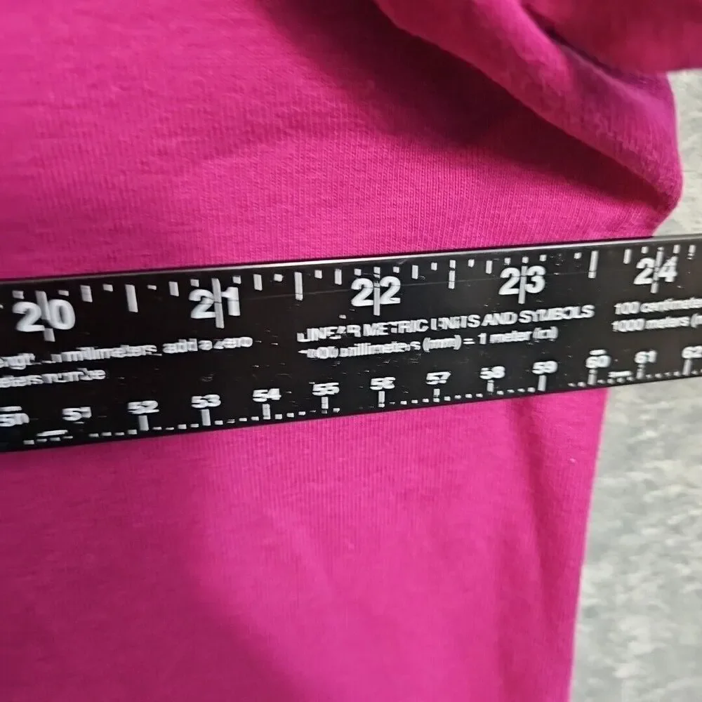 Lands End Women's Sz 2XL Shaped Fit pink top short sleeve - Picture 4 of 10